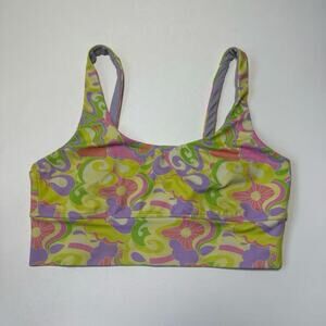 Beach Riot Psychedelic Sunshine Leah Crop Top